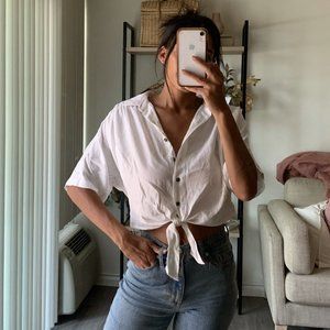 Tie Front Camp Shirt